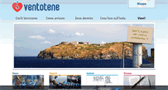 Desktop Screenshot of amoventotene.it