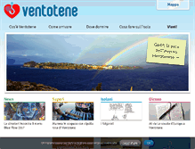 Tablet Screenshot of amoventotene.it